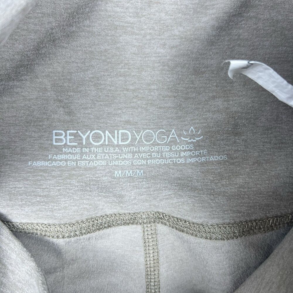 Lot of 2 Beyond Yoga Women's High Waist Bootcut Pants Black Beige Size Medium - Picture 13 of 16